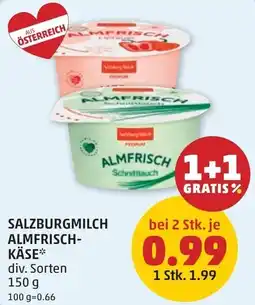 PENNY Salzburgmilch almfrisch- käse Angebot