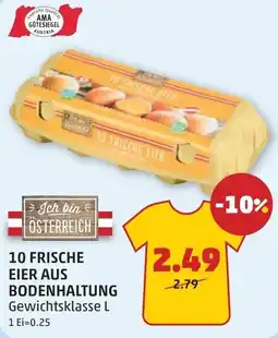 PENNY 10 frische eier aus bodenhaltung Angebot