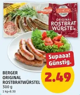 PENNY Berger original rostbratwürstel Angebot