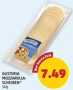 PENNY Gusteria mozzarella- scheiben Angebot