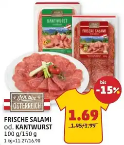 PENNY Frische salami od. kantwurst Angebot