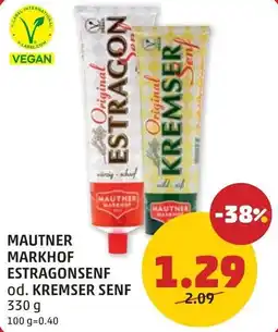 PENNY Mautner markho estragonsenf od. kremser senf Angebot