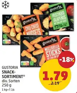 PENNY Gustoria snack- sortiment Angebot