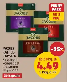 PENNY Jacobs kaffee- kapseln Angebot