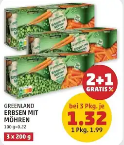 PENNY Greenland erbsen mit möhren Angebot