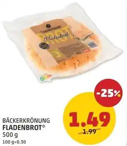 PENNY Bäckerkrönung fladenbrot Angebot