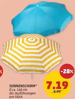 PENNY Sonnenschirm Angebot