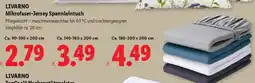 Lidl LIVARNO Mikrofaser-Jersey Spannleintuch Angebot