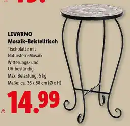 Lidl Livarno Mosaik-Beistelltisch Angebot