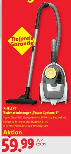 Lidl Philips BodenstaubsaugerPower Cyclone 4 Angebot