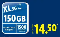 Lidl XL 5G 150 GB Angebot