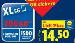 Lidl XL 5G 200 GB Angebot