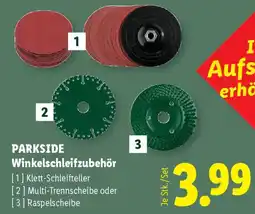 Lidl Parkside Winkelschleifzubehör Angebot