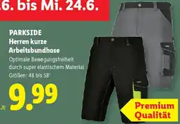 Lidl Parkside Herren kurze Arbeitsbundhose Angebot