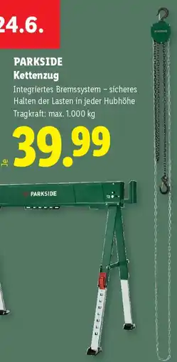 Lidl Parkside Kettenzug Angebot