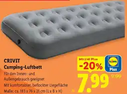 Lidl Crivit Camping-Luftbett Angebot