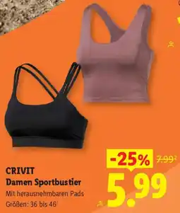 Lidl Crivit Damen Sportbustier Angebot