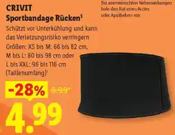 Lidl Crivit Sportbandage Rücken Angebot
