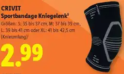 Lidl Crivit Sportbandage Kniegelenks Angebot