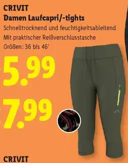 Lidl Crivit damen laufcapri Angebot