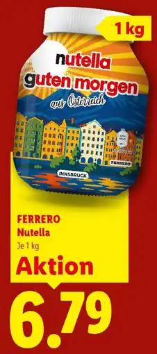 Lidl Ferrero nutella Angebot