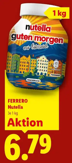 Lidl Ferrero nutella Angebot
