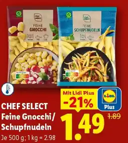 Lidl Chef select feine gnocchi/ schupfnudeln Angebot