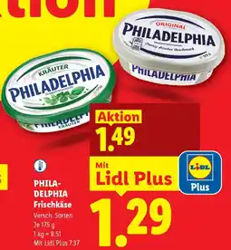 Lidl Philadelphia frischkäse Angebot