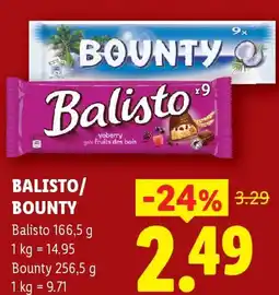 Lidl Balisto/ bounty Angebot