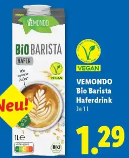 Lidl Vemondo bio barista haferdrink Angebot