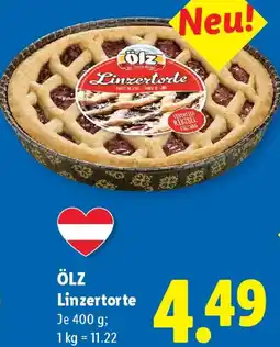 Lidl Ölz linzertorte Angebot