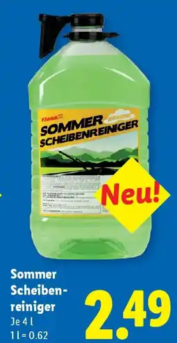 Lidl Sommer scheiben- reiniger Angebot