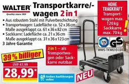 Norma WALTER Transportkarre/- wagen 2 in 1 Angebot