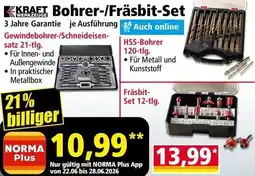 Norma Kraft bohrer-/fräsbit-set Angebot