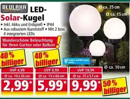 Norma LED- Solar-Kugel Angebot