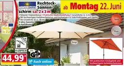 Norma Rechteck- Sonnen- schirm Angebot