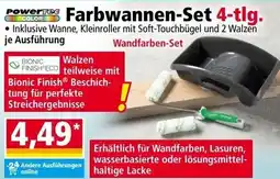 Norma Farbwannen-Set Angebot