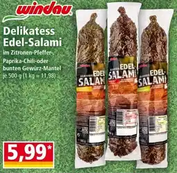 Norma Delikatess Edel-Salami Angebot