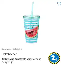 TEDi Halmbecher Angebot