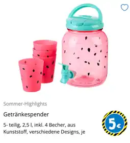 TEDi Getränkespender Angebot