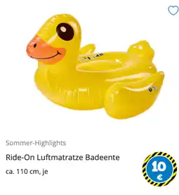 TEDi Ride-on luftmatratze badeente Angebot