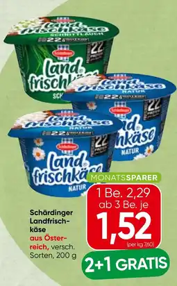 Spar Schärdinger landfrisch- käse Angebot