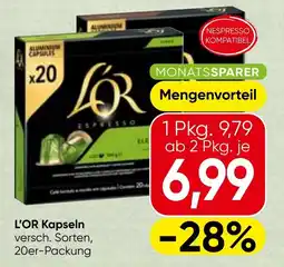 Spar L'or kapseln Angebot