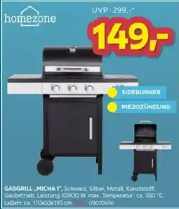 Möbelix Gasgrill micha 1 Angebot