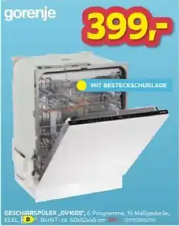 Möbelix Geschirrspüler gv1605 Angebot