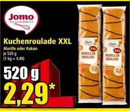 Norma Kuchenroulade XXL Marille oder Kakao Angebot
