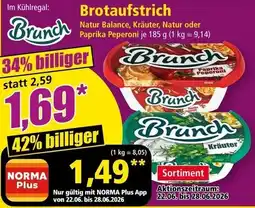 Norma Brotaufstrich Angebot
