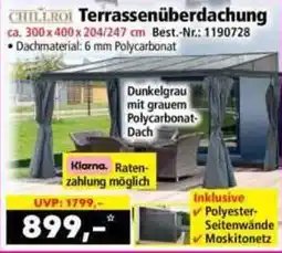 Norma CHILLRO Terrassenüberdachung Angebot