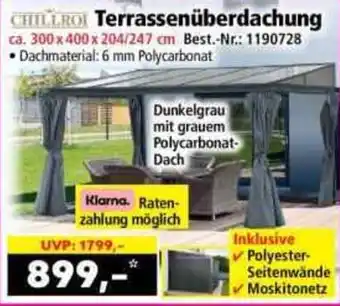 CHILLRO Terrassenüberdachung