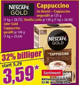 Norma Cappuccino Angebot